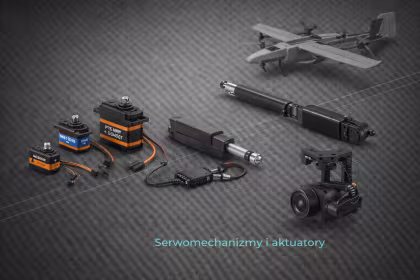 Serwomechanizmy i aktuatory. Komponenty do dronów i platform UAV dla rynku B2B